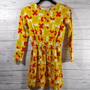 Hanna Andersson Girls Yellow Floral Dress